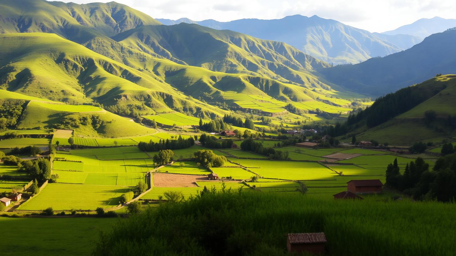 Paisaje andino del Valle del Mantaro